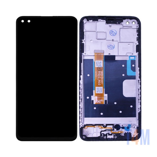 Touch+Display+Frame Oppo Reno 4Z 5G/RENO4 Z 5G/CPH2065 Preto